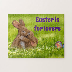 Easter Bunny Lovers Jigsaw Puzzle