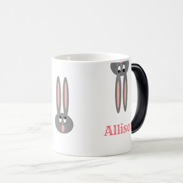 Easter Bunny Magic Colour Changing Morphing Mug (Front Right)