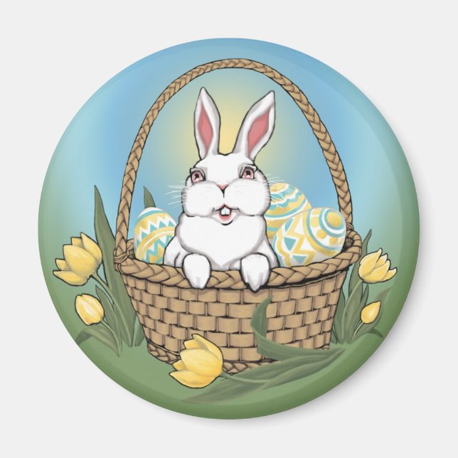 Easter Bunny Magnet Festive Easter Decorations (Front)