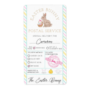 Easter Bunny Mail Special Delivery
