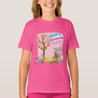 Easter Bunny Mischief Girl's  T-Shirt