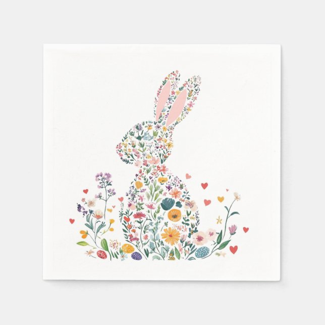 Easter Bunny Napkins (Front)