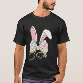 Easter Bunny Nurse Stethoscope Bow Doctor Rabbit C T-Shirt