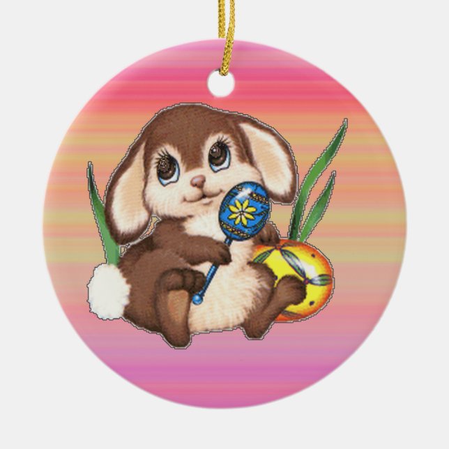 Easter Bunny Ornament (Front)
