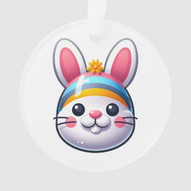 Easter Bunny Ornament (Front)