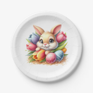 Easter Bunny  Paper Plate