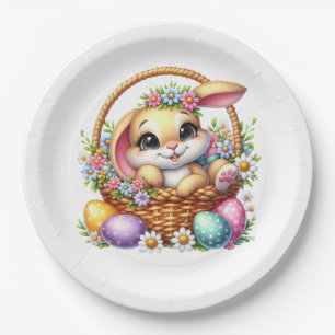 Easter Bunny  Paper Plate