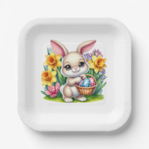 Easter Bunny  Paper Plate