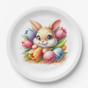 Easter Bunny  Paper Plate