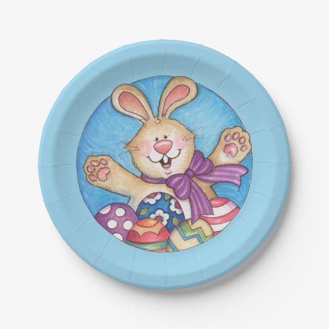 Easter Bunny - Paper Plates (Front)