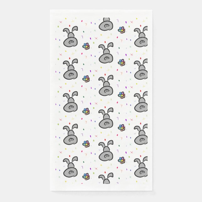  Easter bunny paper towels Napkin (Front)