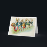 Easter Bunny Parade!  Easter Greeting Card<br><div class="desc">Vintage Easter Bunny Parade Greeting Card!</div>