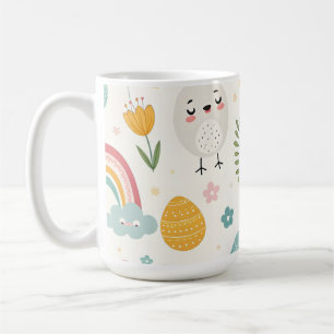 Easter Bunny Pattern Coffee Mug