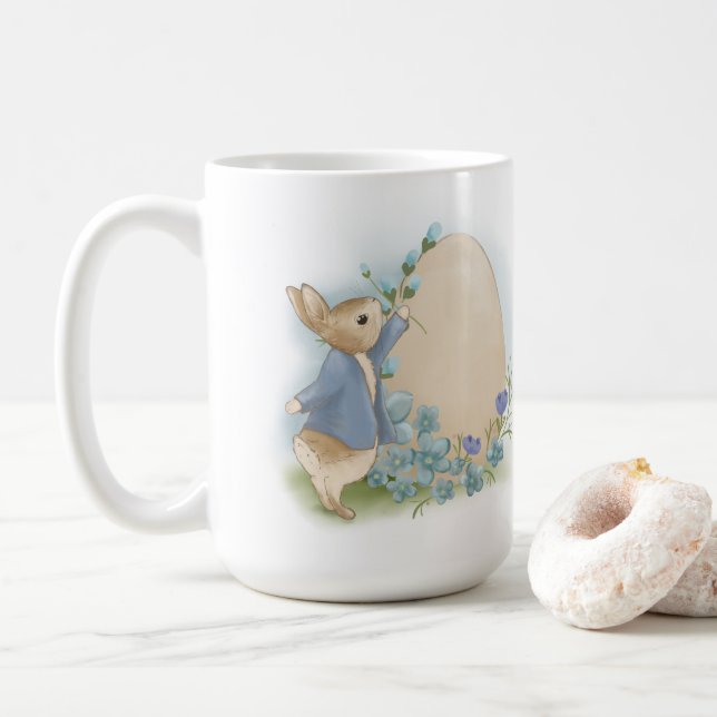  Easter Bunny Peter Coffee Mug (With Donut)