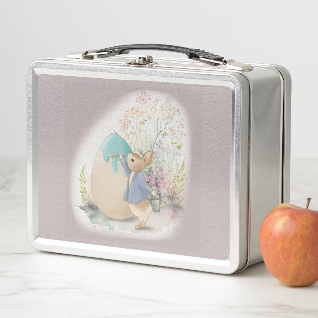  Easter Bunny Peter Metal Lunch Box (In Situ)