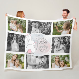 Easter Bunny Photo Blanket