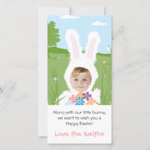 Easter Bunny - Photo Card
