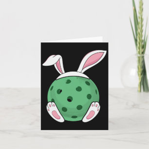 Easter Bunny Pickleball - Fun Easter Pickle Ball R Card