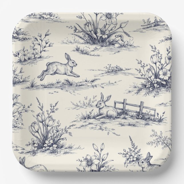 Easter Bunny Plates (Front)