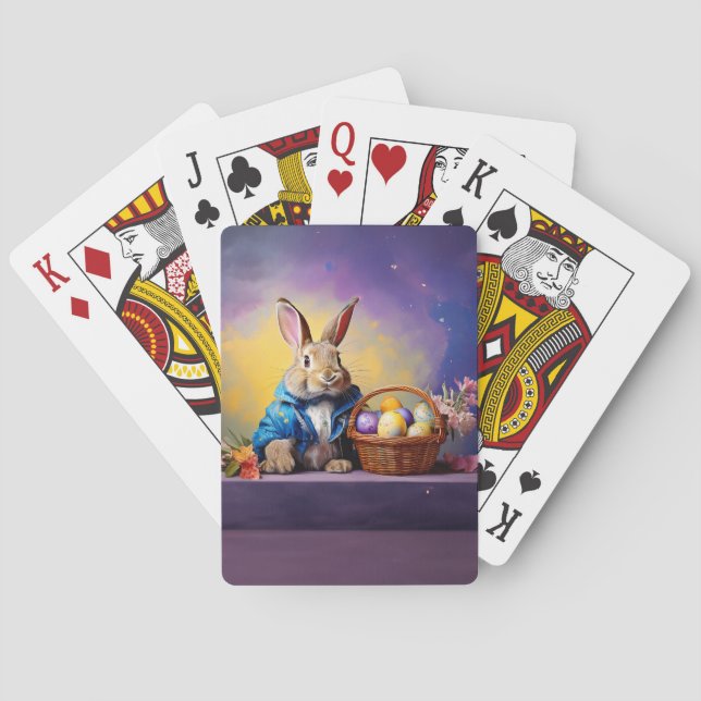Easter Bunny Playing Cards (Back)