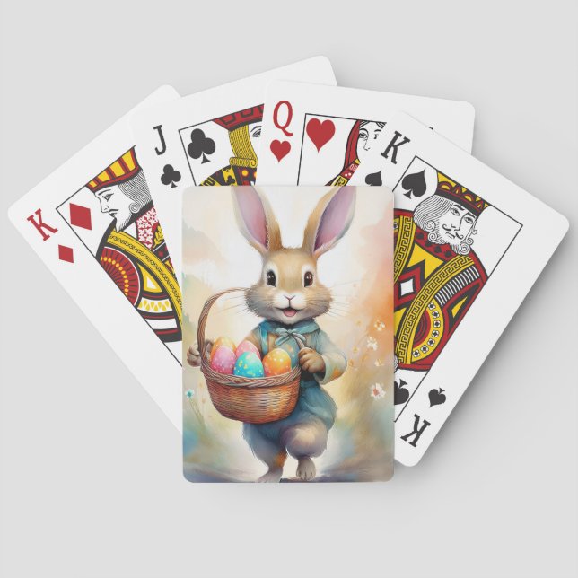 Easter Bunny Playing Cards (Back)