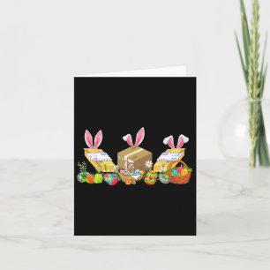 Easter Bunny Postal Worker Tools Costume Hunting E Card