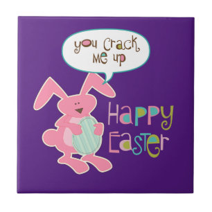 Easter Bunny Purple Tile