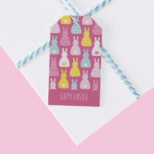 Easter Bunny Rabbit Gift Tags