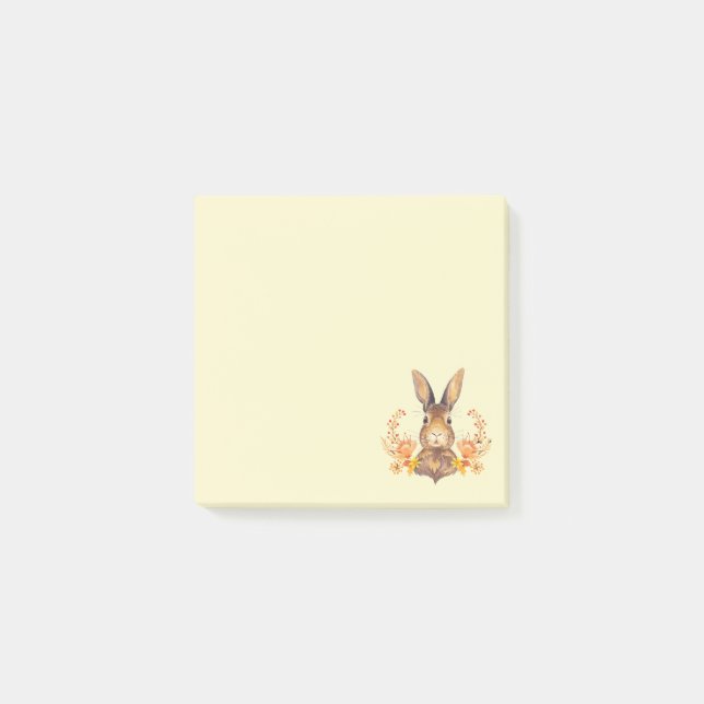 Easter Bunny Rabbit Post-It Notes (Front)