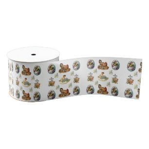easter bunny rabbit ribbon grosgrain ribbon
