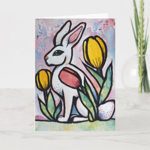 Easter Bunny Rabbits Nature Lovers Bunnies Card