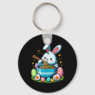 Easter Bunny Ramen Kawaii Japanese Noodle Women Ki Keychain