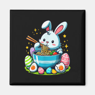 Easter Bunny Ramen Kawaii Japanese Noodle Women Ki Magnet