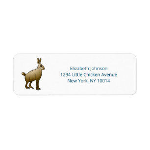 Easter Bunny Return Address Labels