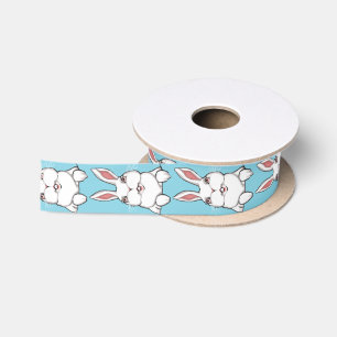 Easter Bunny Ribbon Paper Customized Easter Ribbon Satin Ribbon