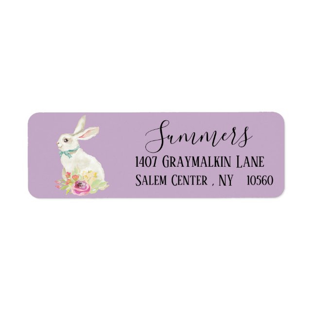 Easter Bunny Script  Address (Front)