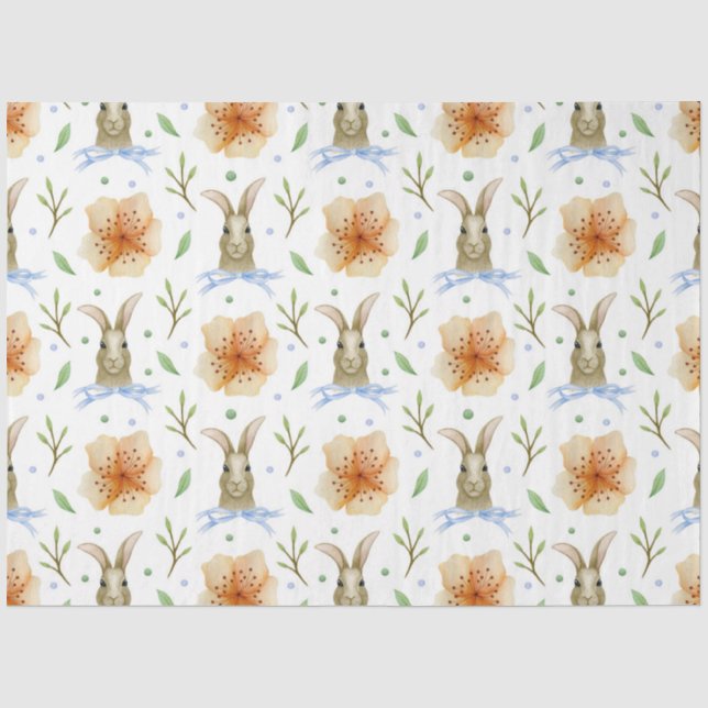 Easter Bunny Series Design 1 Tissue Paper (Front)