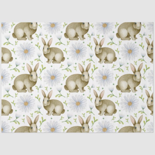Easter Bunny Series Design 3 Tissue Paper (Front)
