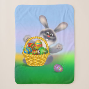Easter Bunny Sherpa Blanket