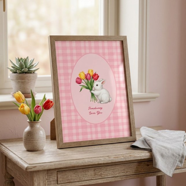 Easter Bunny Sketch Print - Rabbit Wall Art (Creator Uploaded)