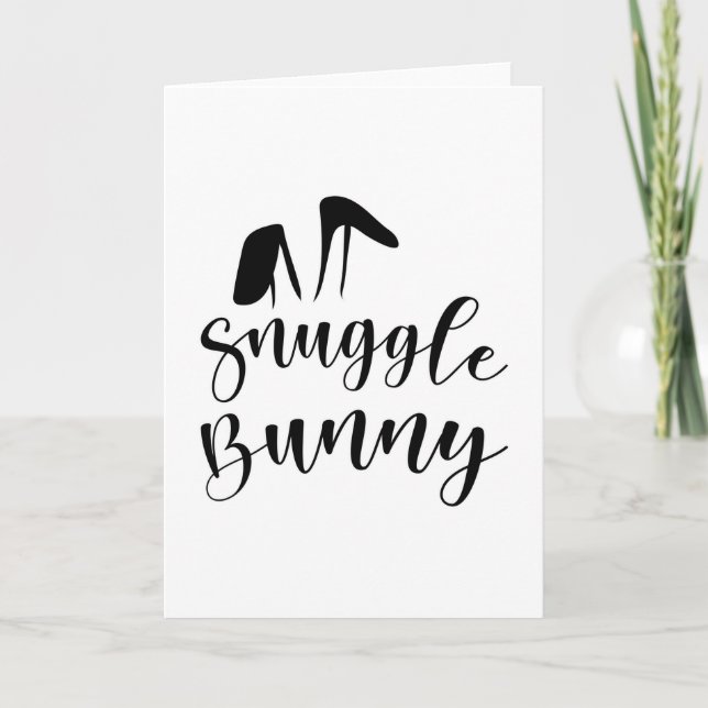 Easter Bunny Spring Easter Egg Funny Gift Idea Card (Front)