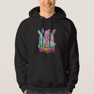 Easter Bunny Spring Gnome Easter Egg Hunting And B Hoodie