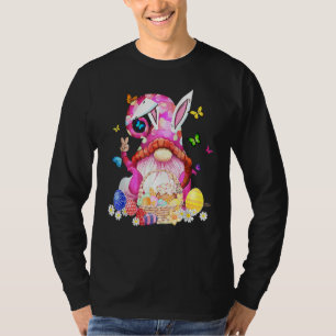 Easter Bunny Spring Gnome Easter Egg Hunting And B T-Shirt