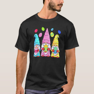 Easter Bunny Spring Gnome Easter Egg Hunting And B T-Shirt