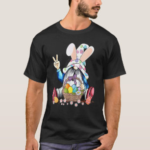 Easter Bunny Spring Gnome Easter Egg Hunting And B T-Shirt