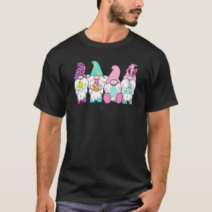 Easter Bunny Spring Gnome Easter Egg Hunting And B T-Shirt