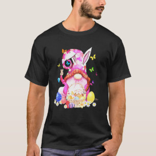 Easter Bunny Spring Gnome Easter Egg Hunting And B T-Shirt