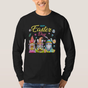 Easter Bunny Spring Gnome Easter Egg Hunting And B T-Shirt
