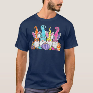 Easter Bunny Spring Gnome Easter Egg Hunting And B T-Shirt