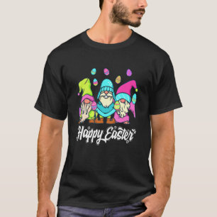 Easter Bunny Spring Gnome Easter Egg Hunting And B T-Shirt